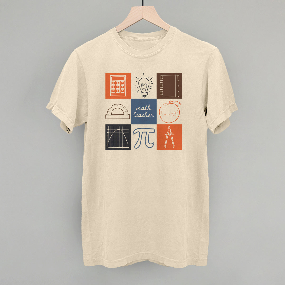 Math Teacher Doodle Grid