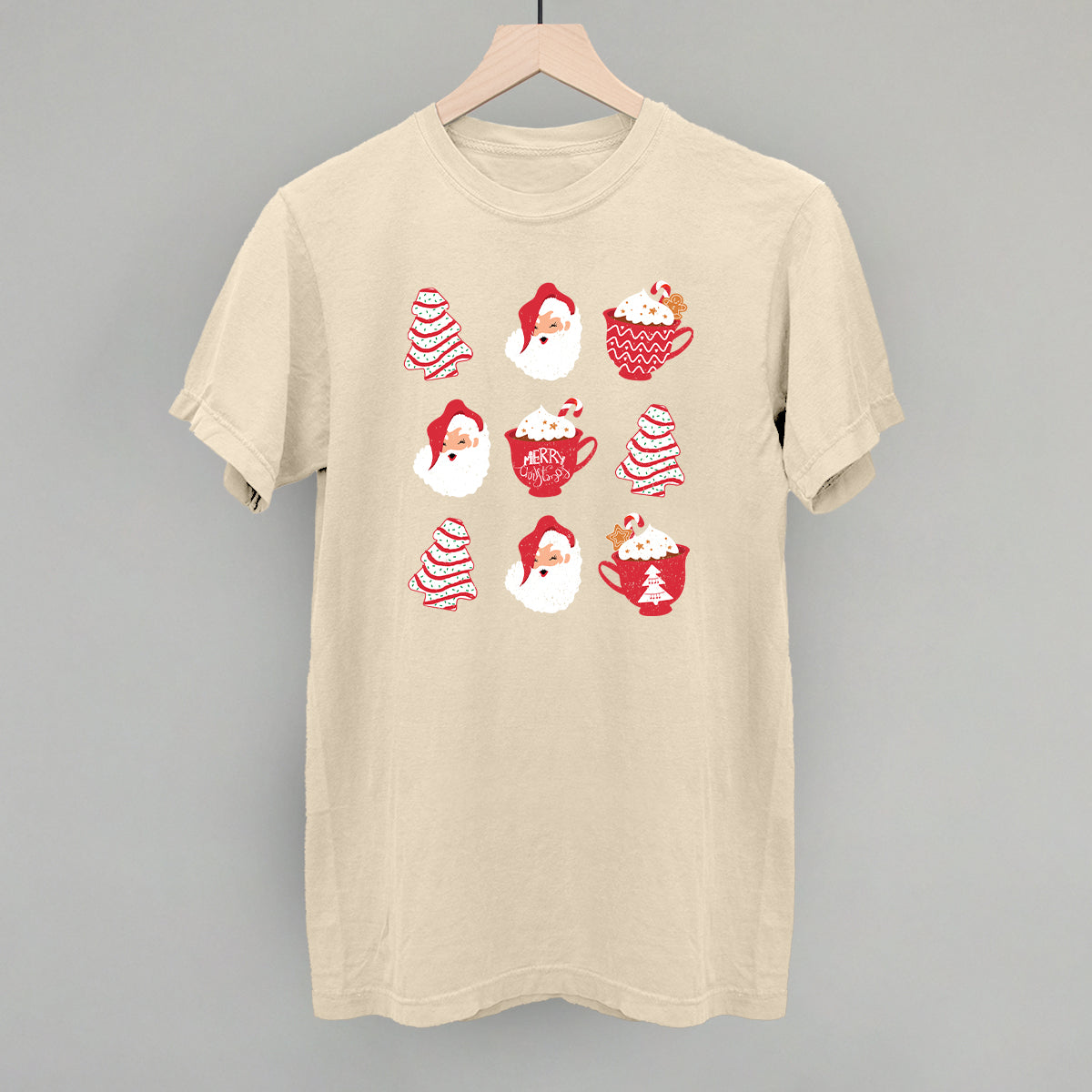 Christmas Tree Cake Santa