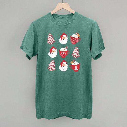 Christmas Tree Cake Santa