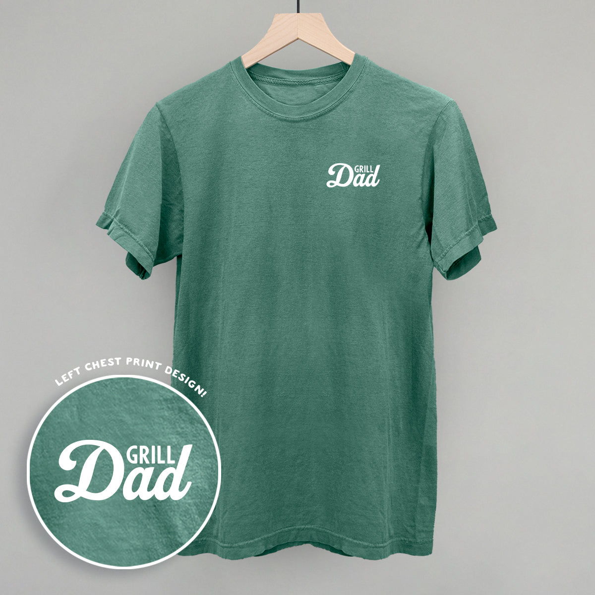 Grill Dad (White) (Left Chest)