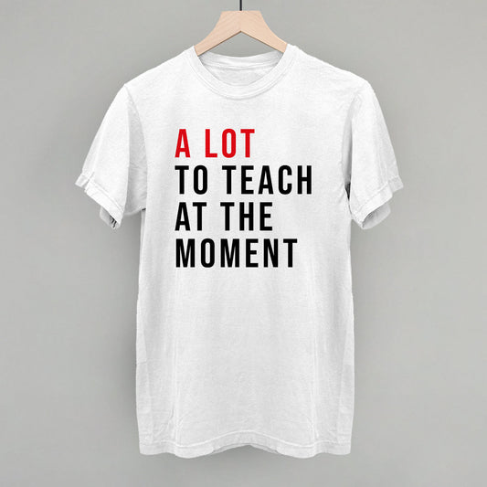 A Lot To Teach At The Moment