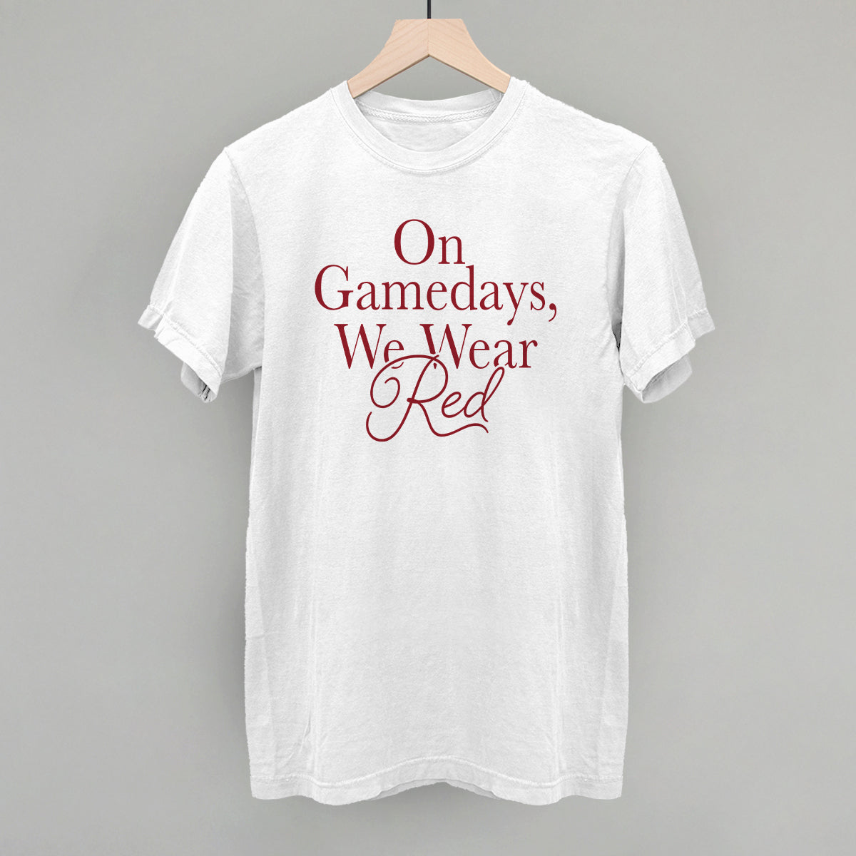 On Gamedays, We Wear Red