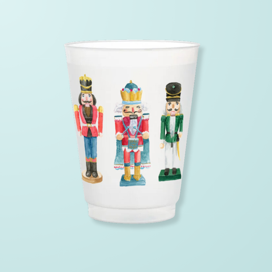 Nutcracker Drummers Frosted Cups
