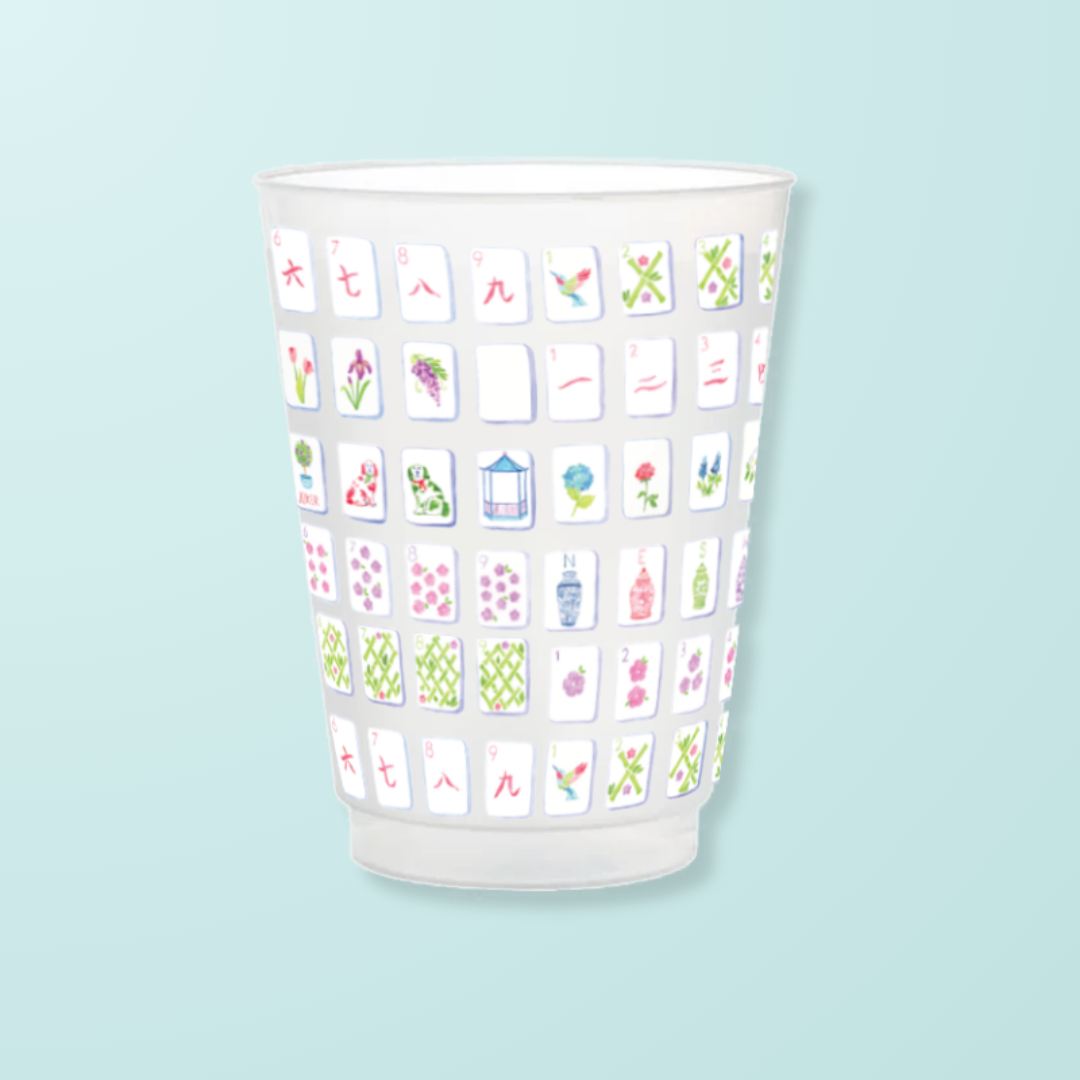Mahjong Tiles Cups