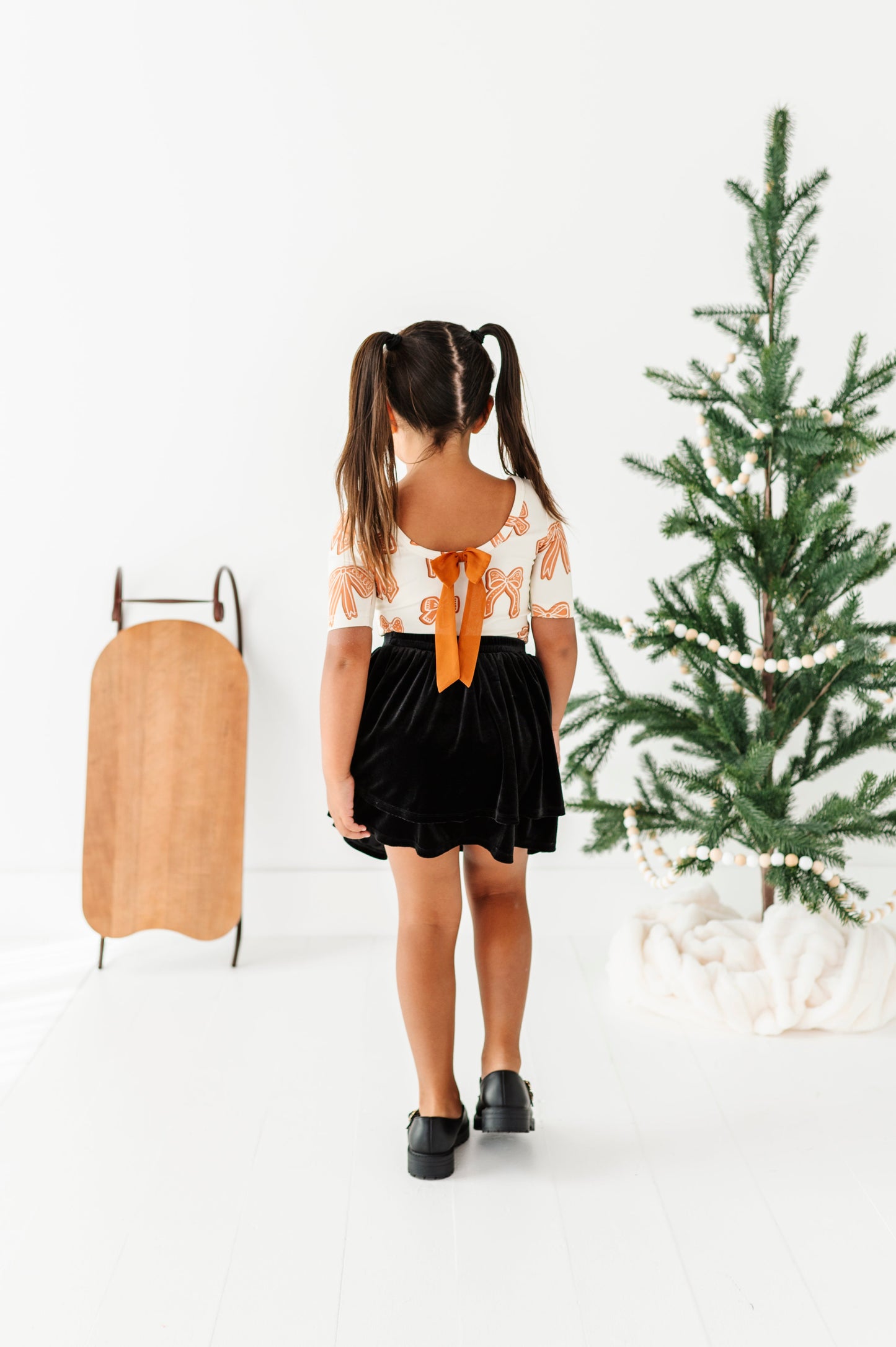 Black Velvet | 2-Tiered SKORT