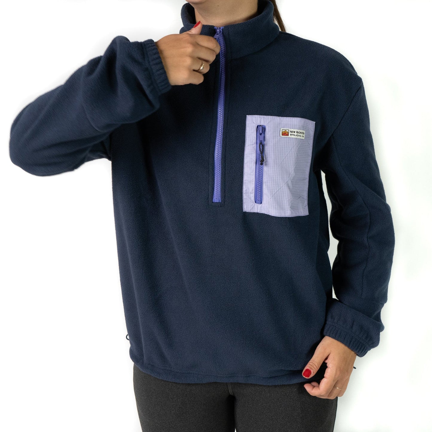 Women's Pullover - Deep Zip (Midnight)