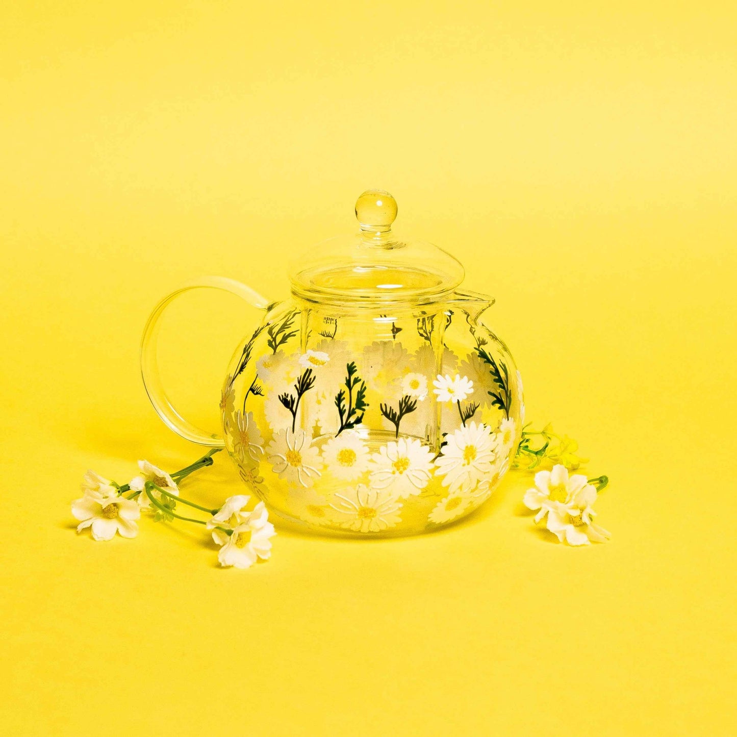 Painted Daisy Tea Pot