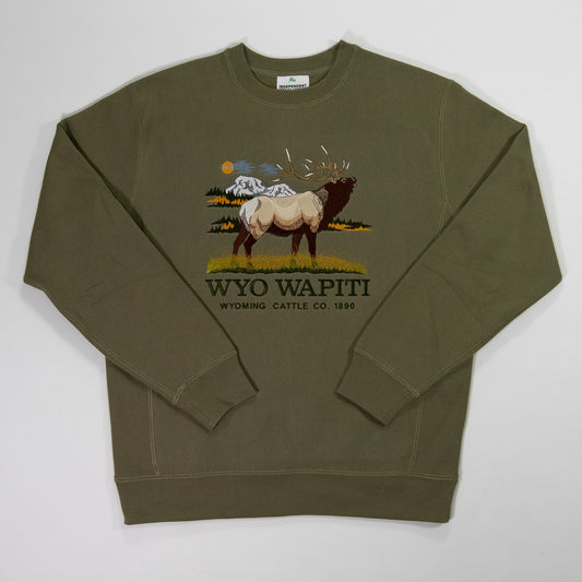 WYO WAPITI Crewneck