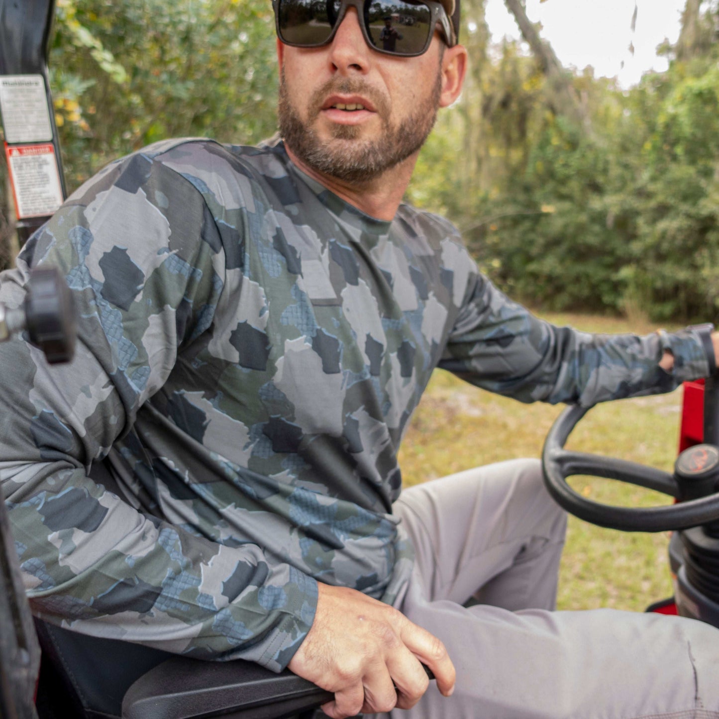 Wisconsin Camo - Long Sleeve Shirt