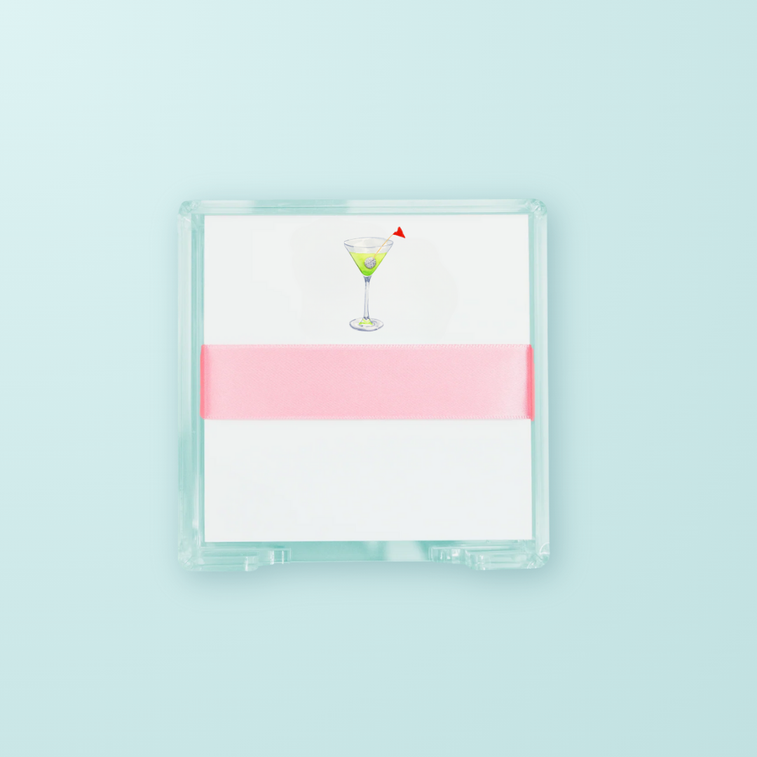 Golf Martini Desk Set