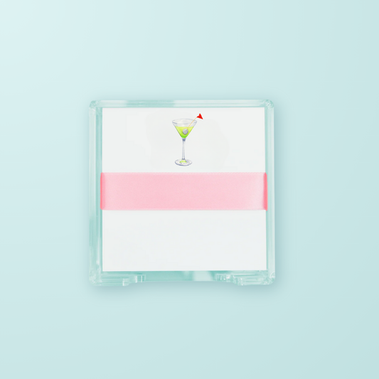 Golf Martini Desk Set