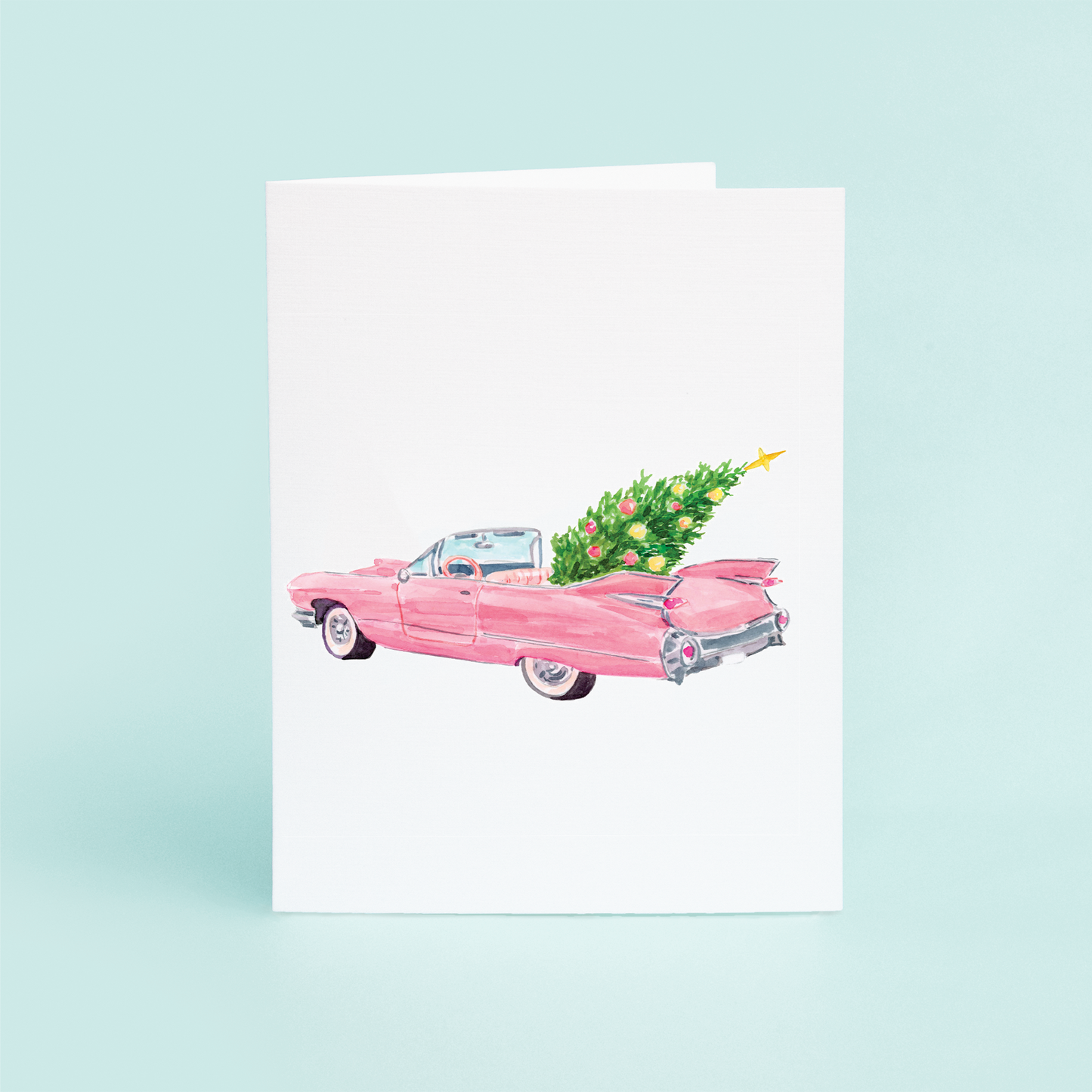 Pink Christmas Cadillac