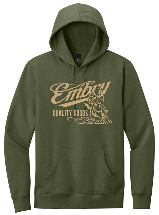 Vaquero Fleece Hoodie - Olive