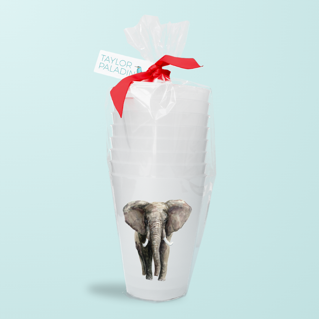 Elephant Frosted Cups