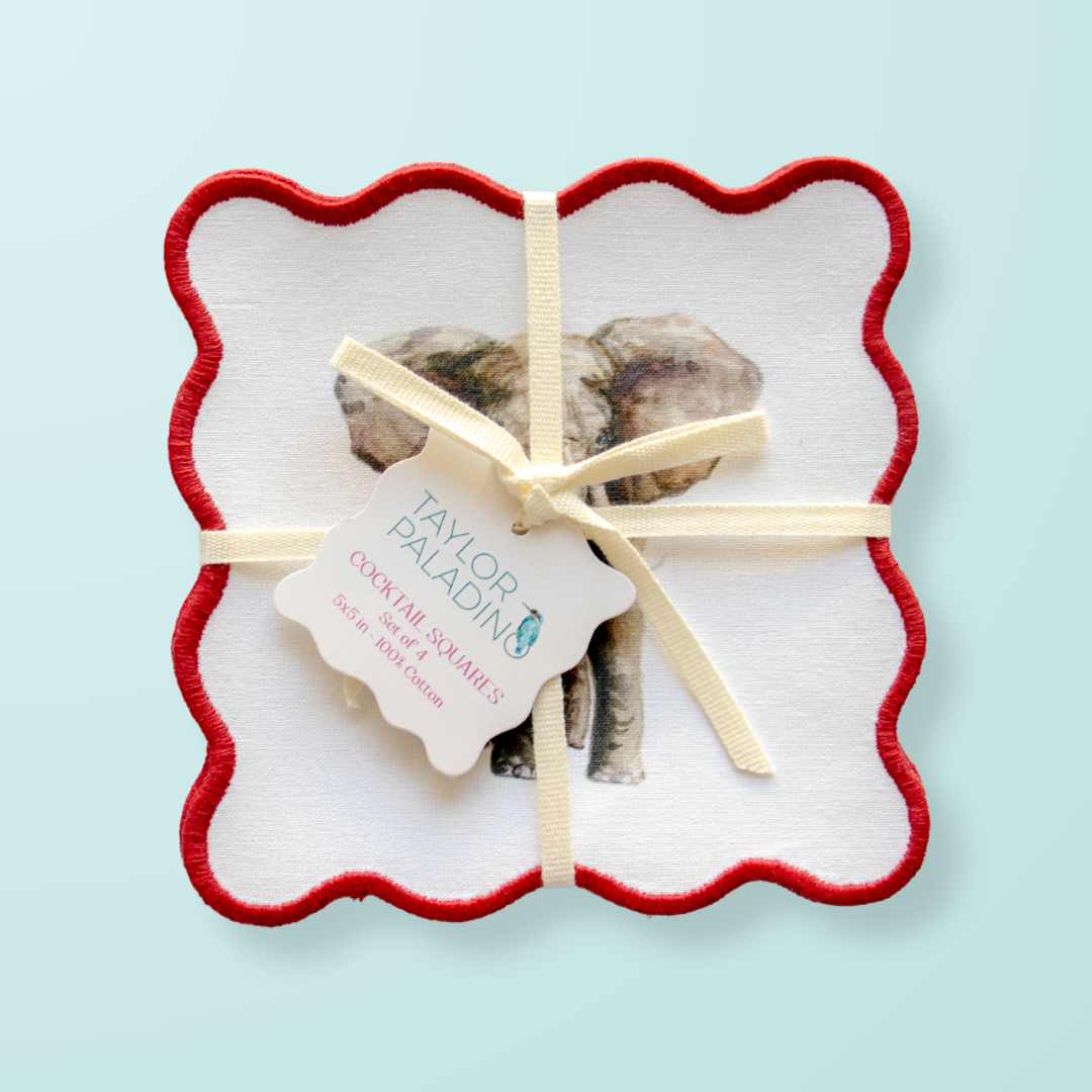 Elephant Cocktail Squares