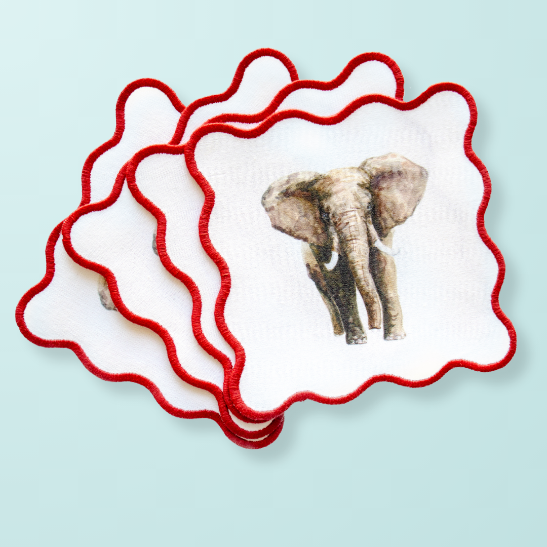 Elephant Cocktail Squares
