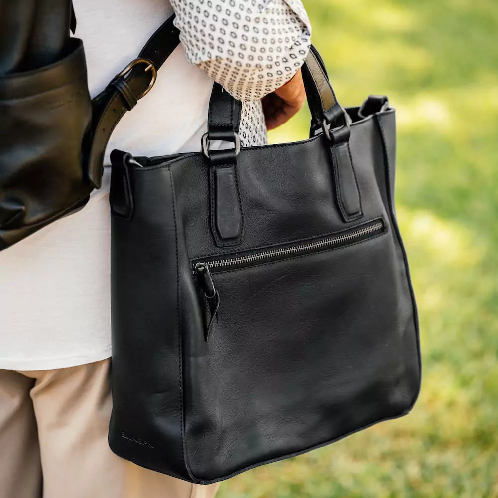 Ellington Leather Market Tote