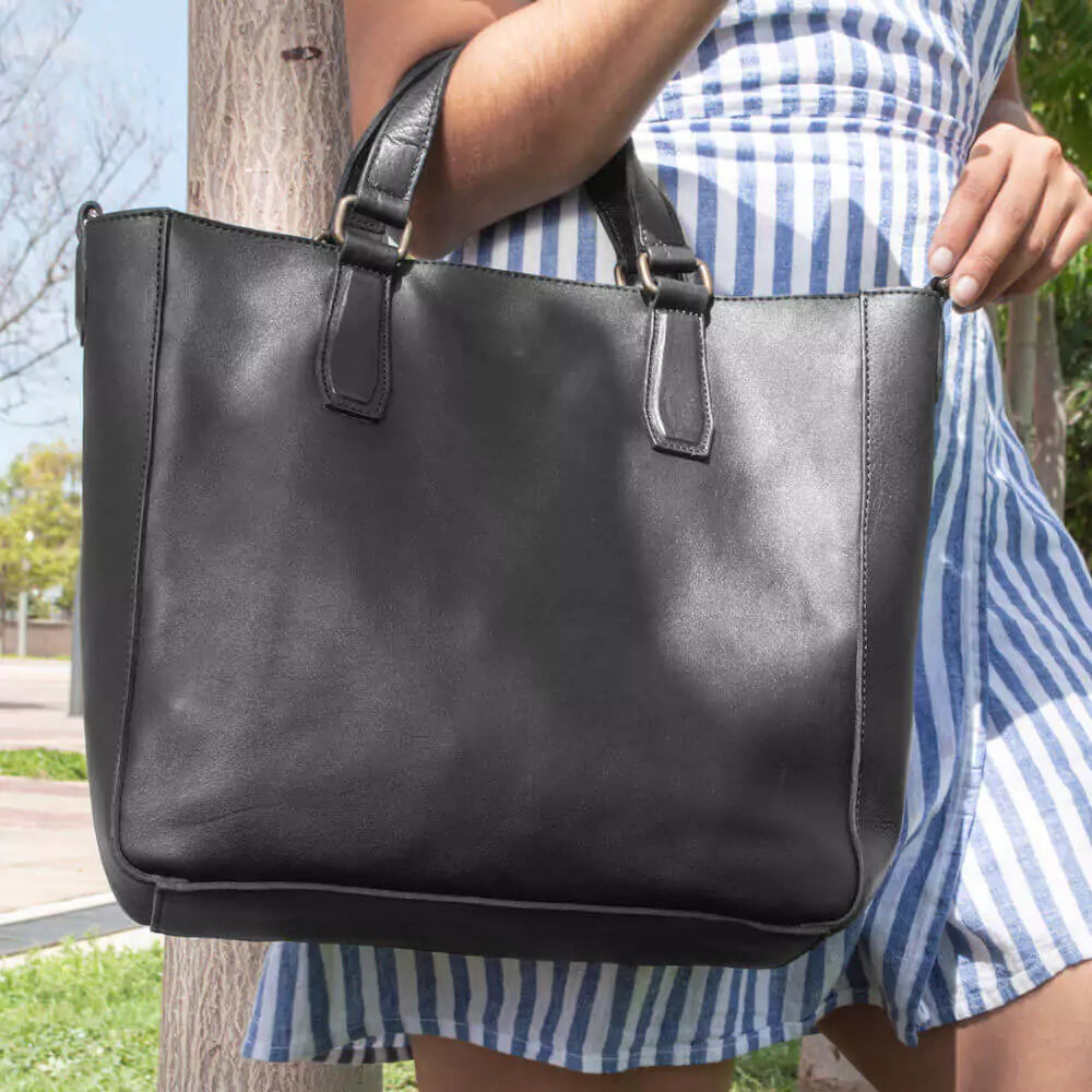 Ellington Leather Market Tote