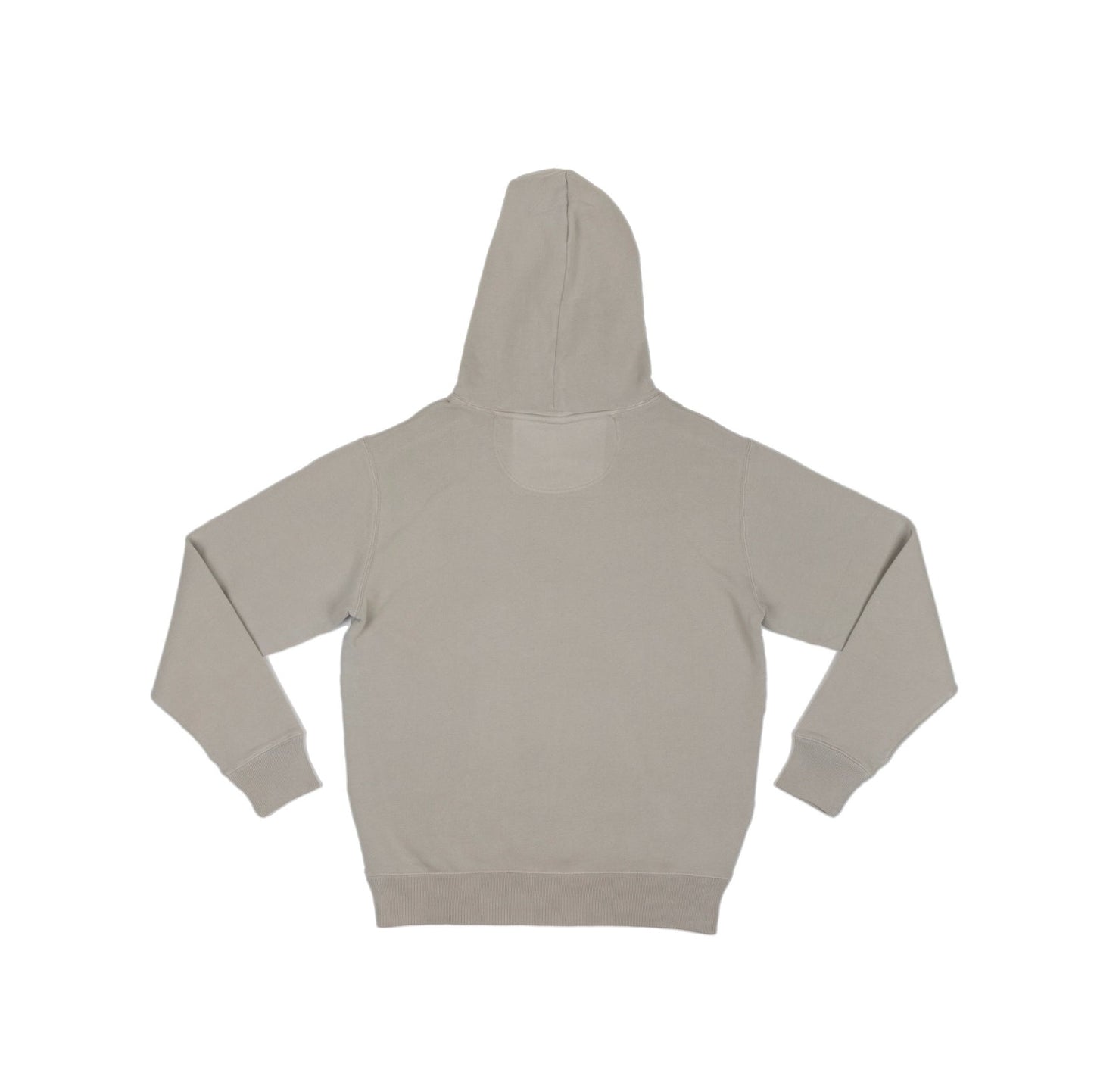 Embroidered Surfing Boar Hoodie Light Gray