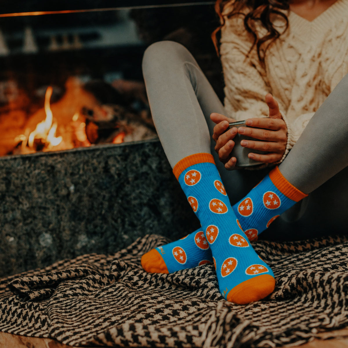 Baby Blue Tennessee Sock