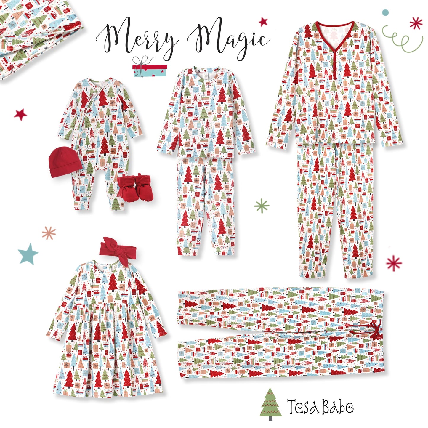 Christmas Merry Girl's Soft Bamboo Dress