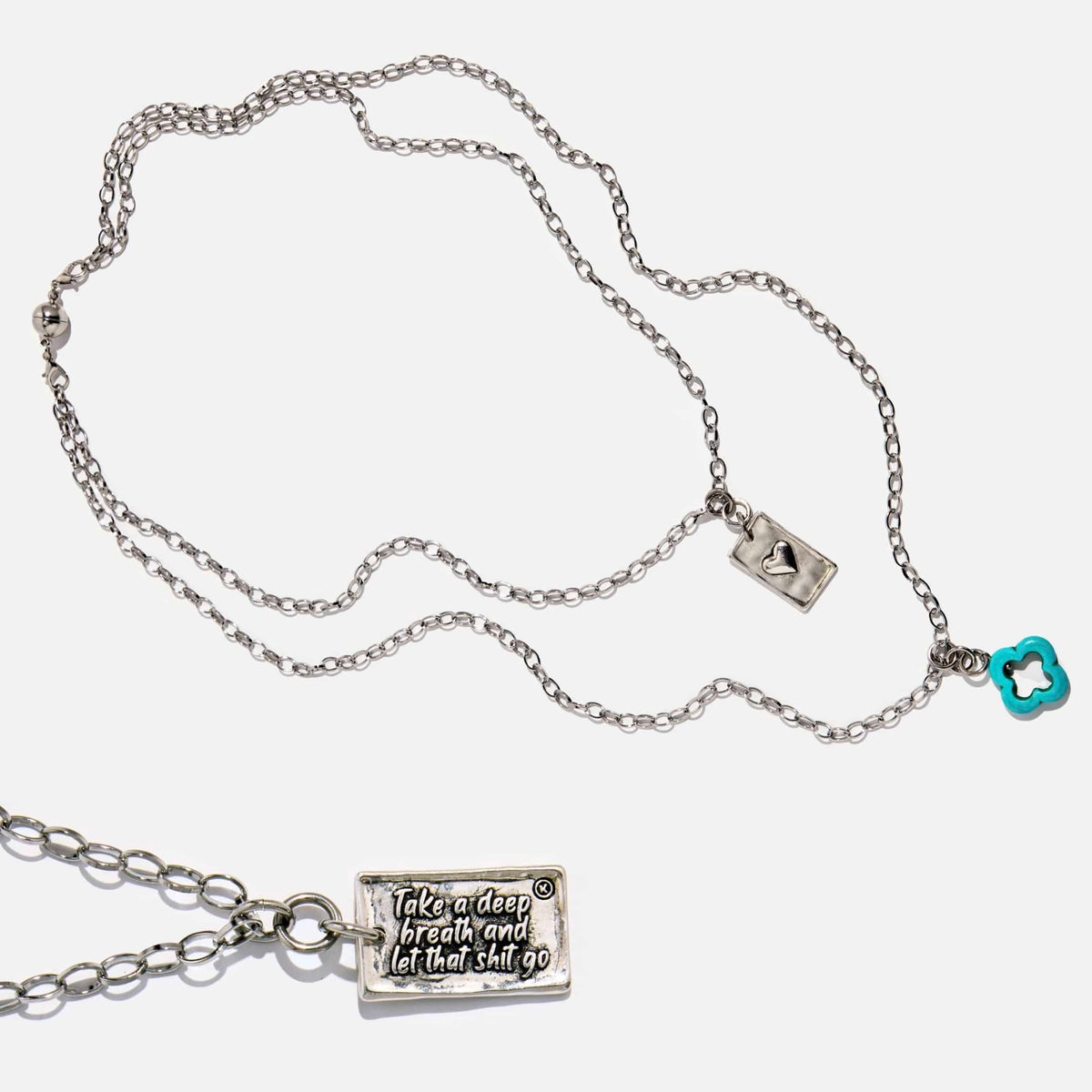 Take a Deep Breath and Let That Sh*t Go Original Lite Necklace