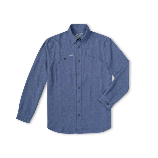 Indigo Maverick Shirt | Long Sleeve