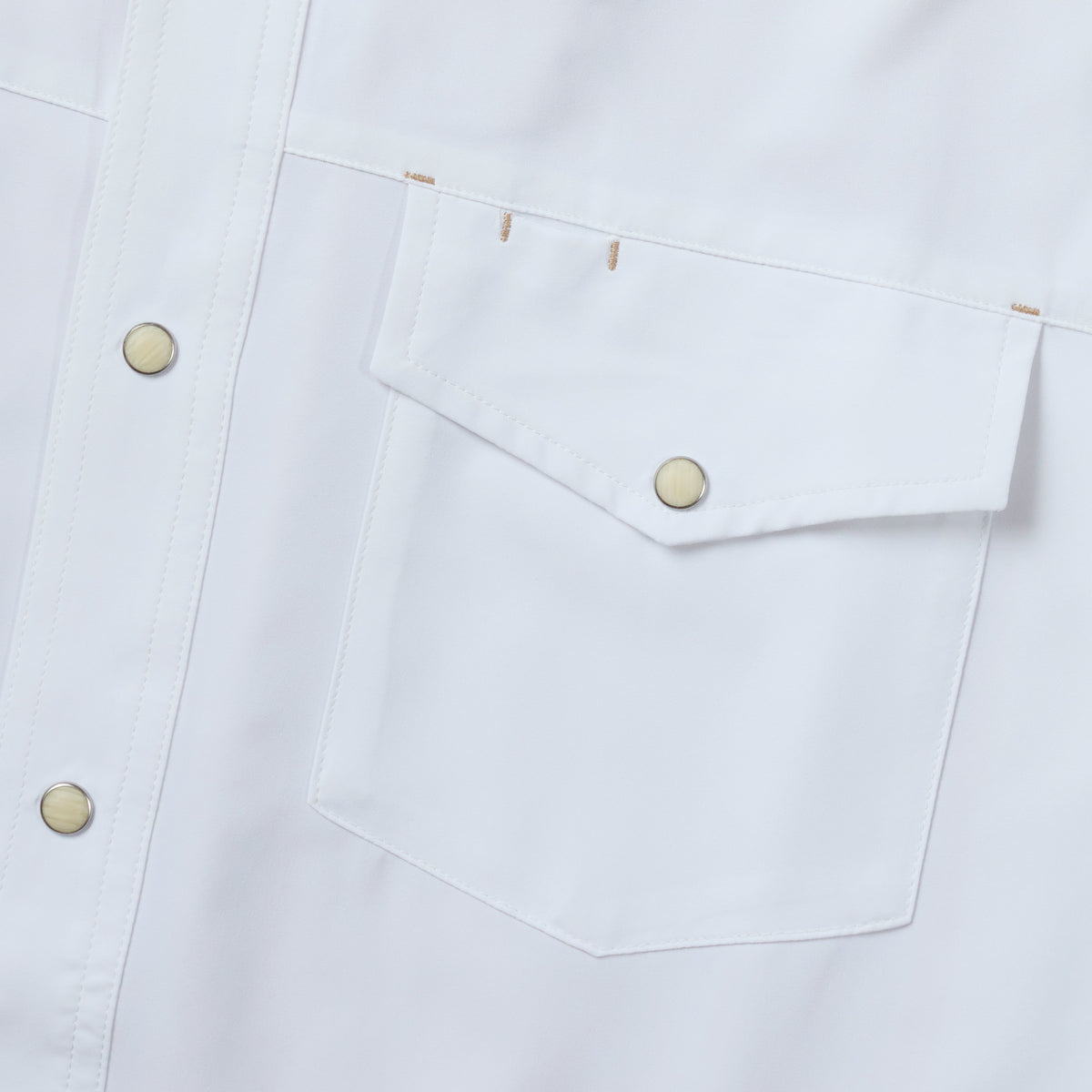 White StockYard Shirt | Long Sleeve