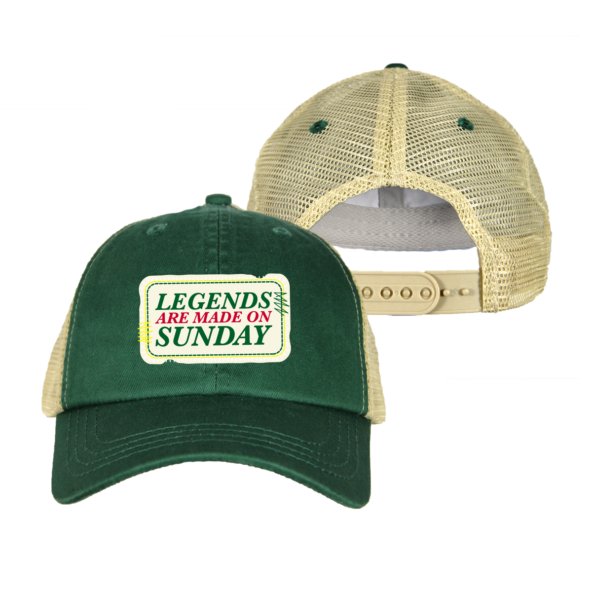 Cole Forest Green Unisex Youth Hat