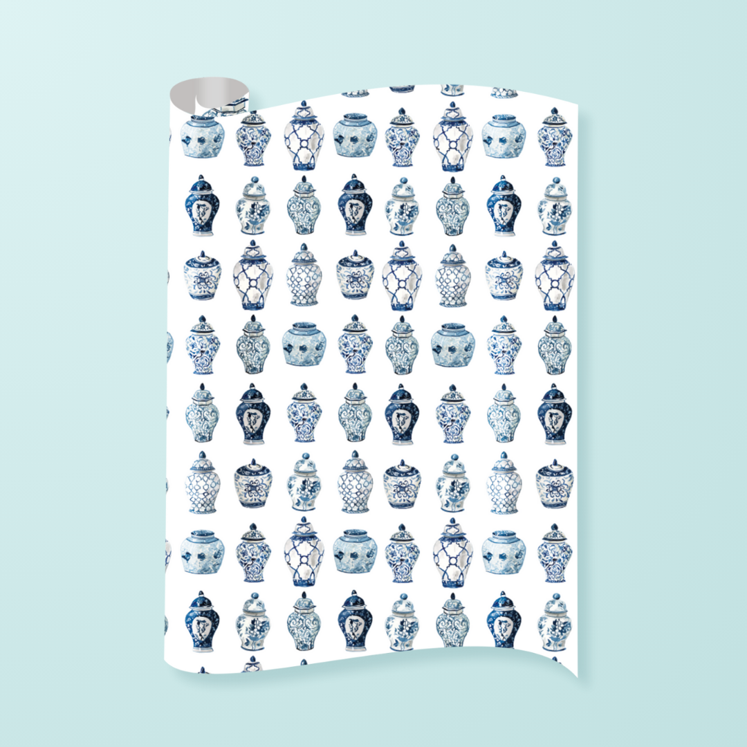 Ginger Jars Gift Wrap