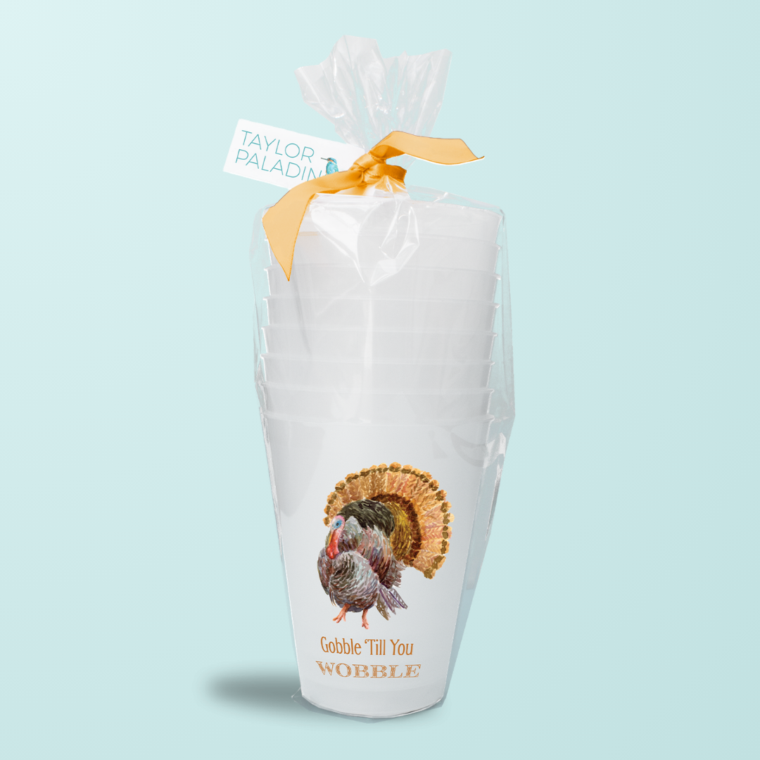 Gobble Turkey Frosted Cup