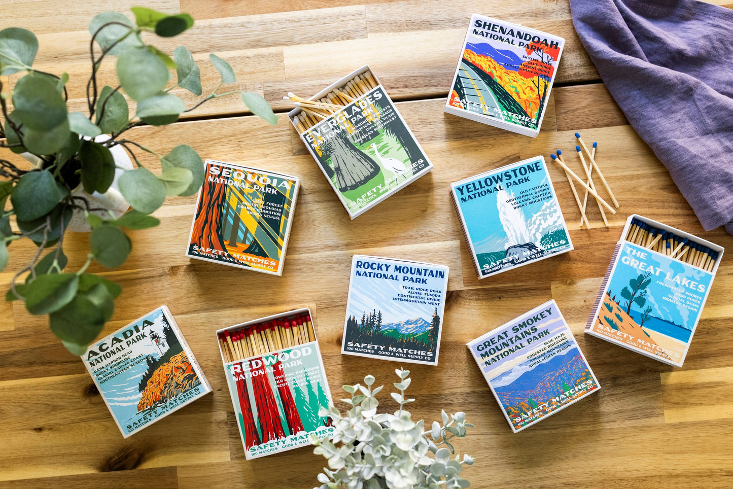 Sequoia Vintage National Park Cabin Matches