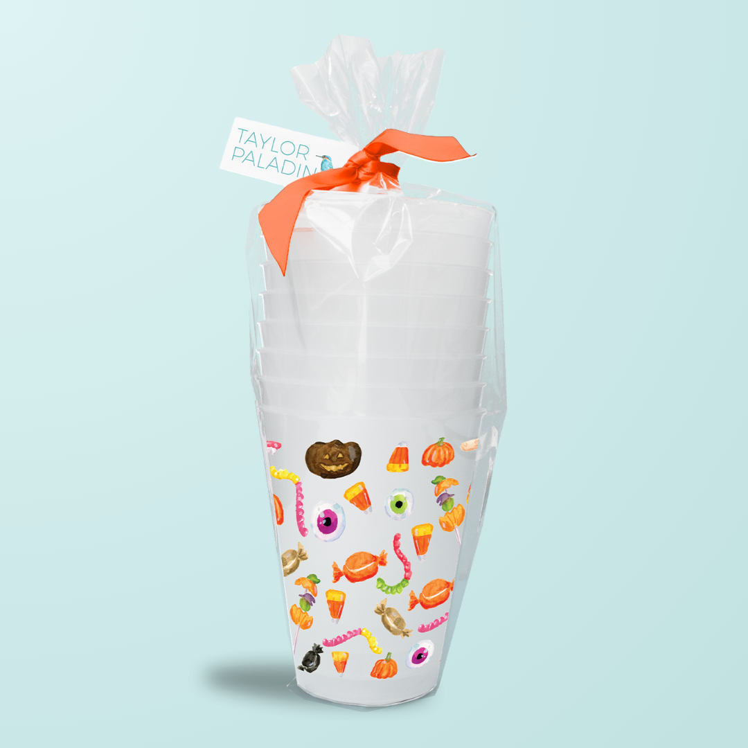 Halloween Candy Frosted Cup