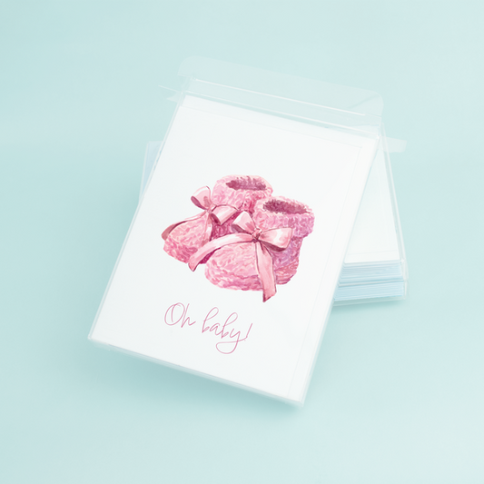 Pink Booties "Oh Baby!"