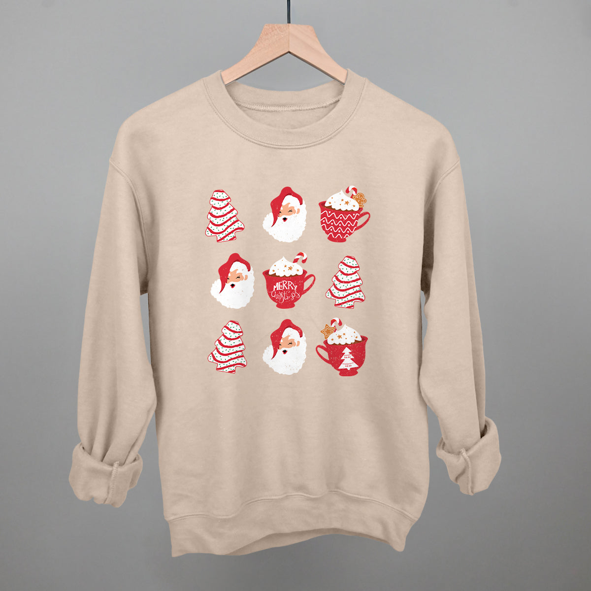 Christmas Tree Cake Santa