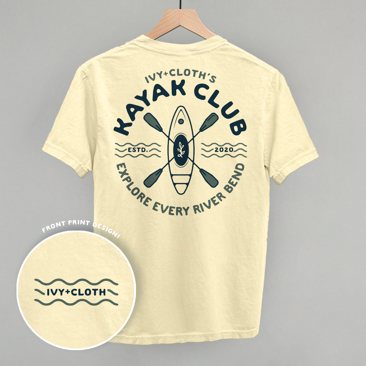 Ivy's Kayak Club (Blue) (Back Print)