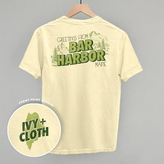 Greetings From Bar Harbor (Back Print)