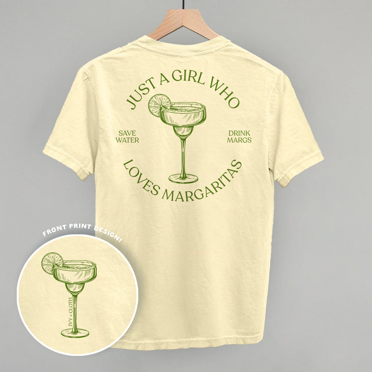 Just A Girl Who Loves Margaritas (Back Print)