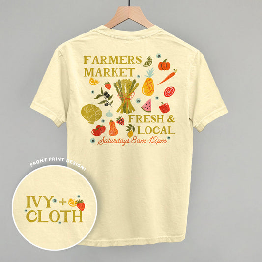 Fresh & Local Farmers Market (Back Print)