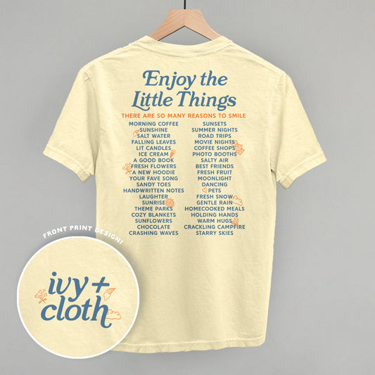 Enjoy The Little Things List (Back Print)