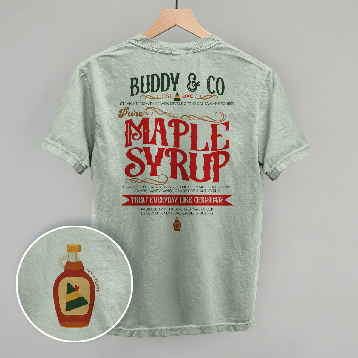 Buddy & Co Maple Syrup (Back Print)