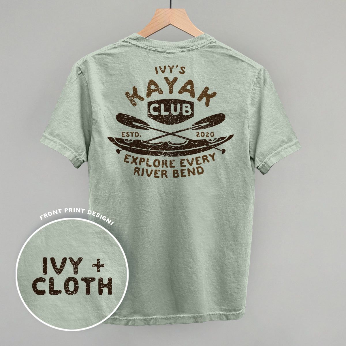 Ivy's Kayak Club (Brown) (Back Print)