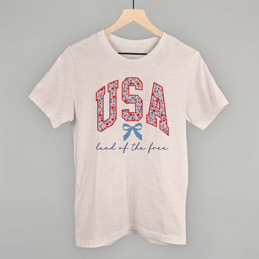 USA Floral Arch + Bow