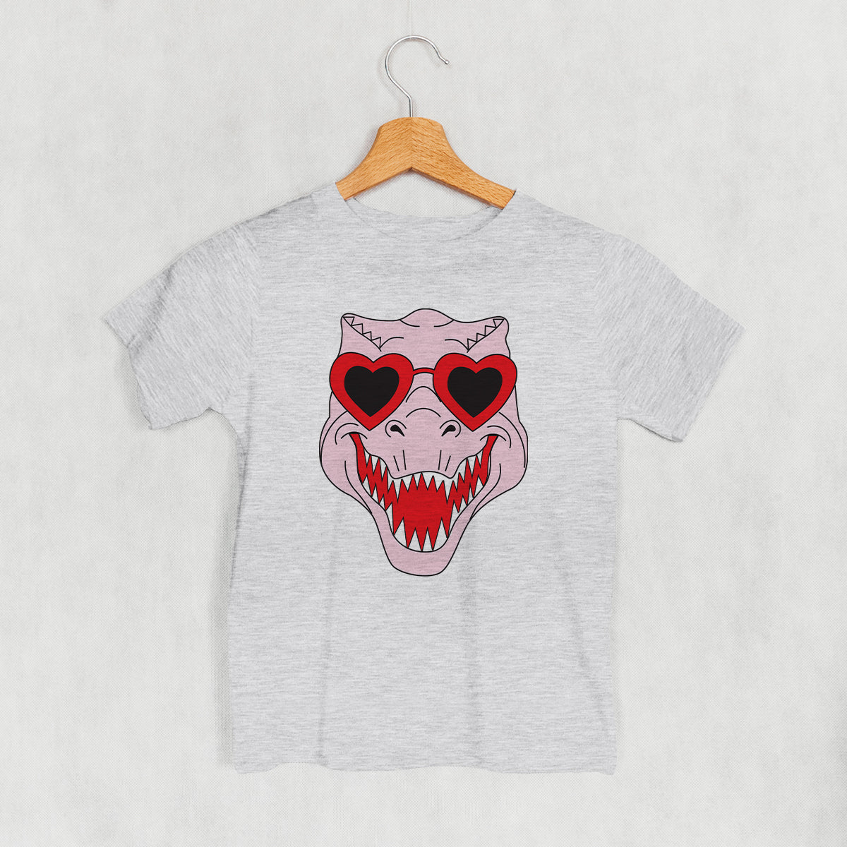 Dino Heart Glasses (Pink) (Kids)