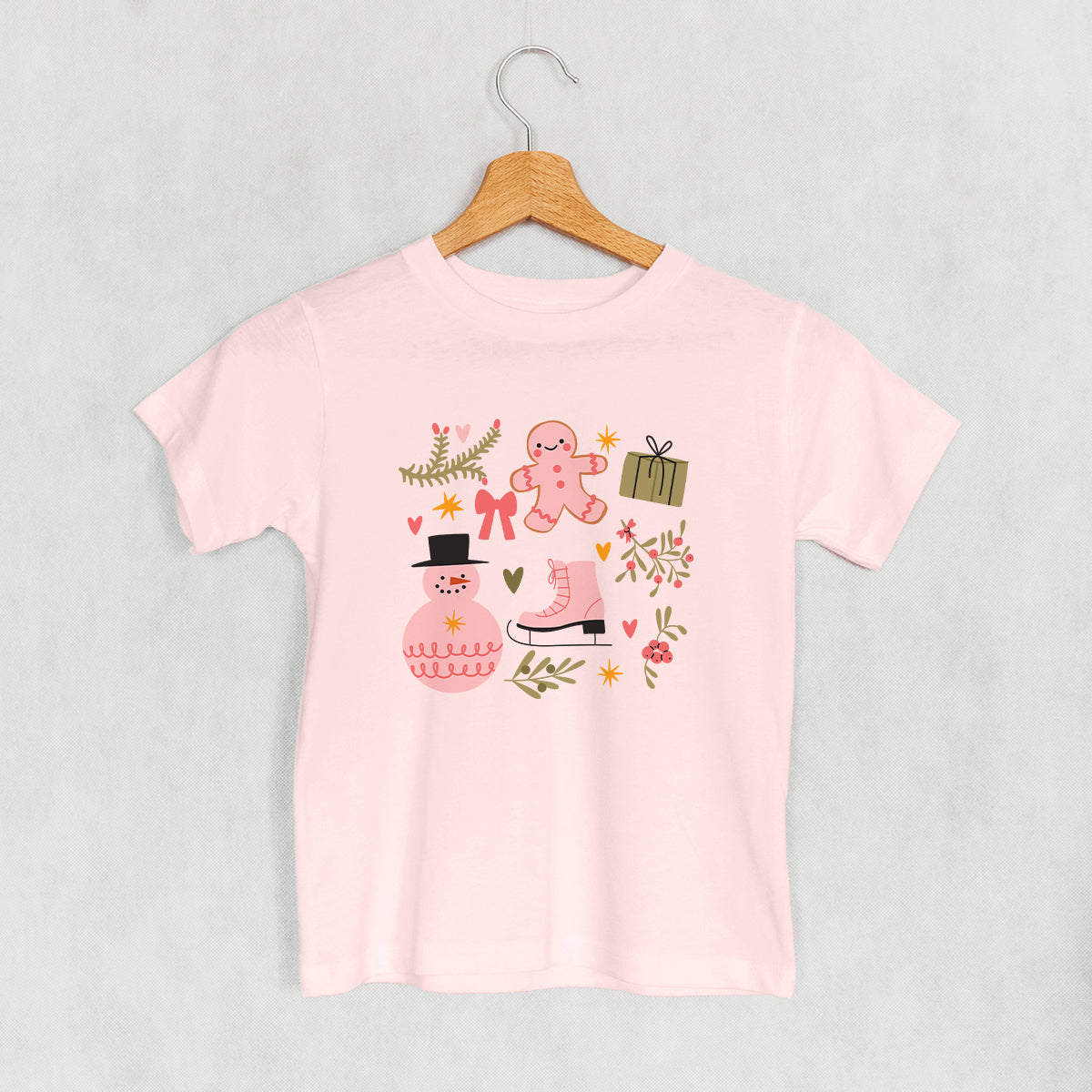 Pink Christmas Doodles (Kids)