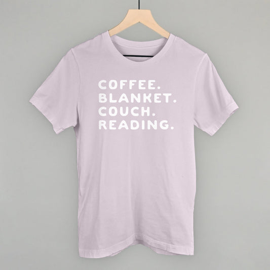 Coffee Blanket Couch Reading