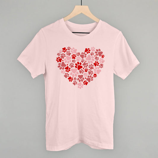 Paw Print Heart
