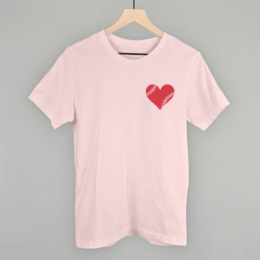 Baseball Heart (Left Chest)