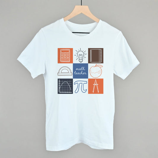 Math Teacher Doodle Grid