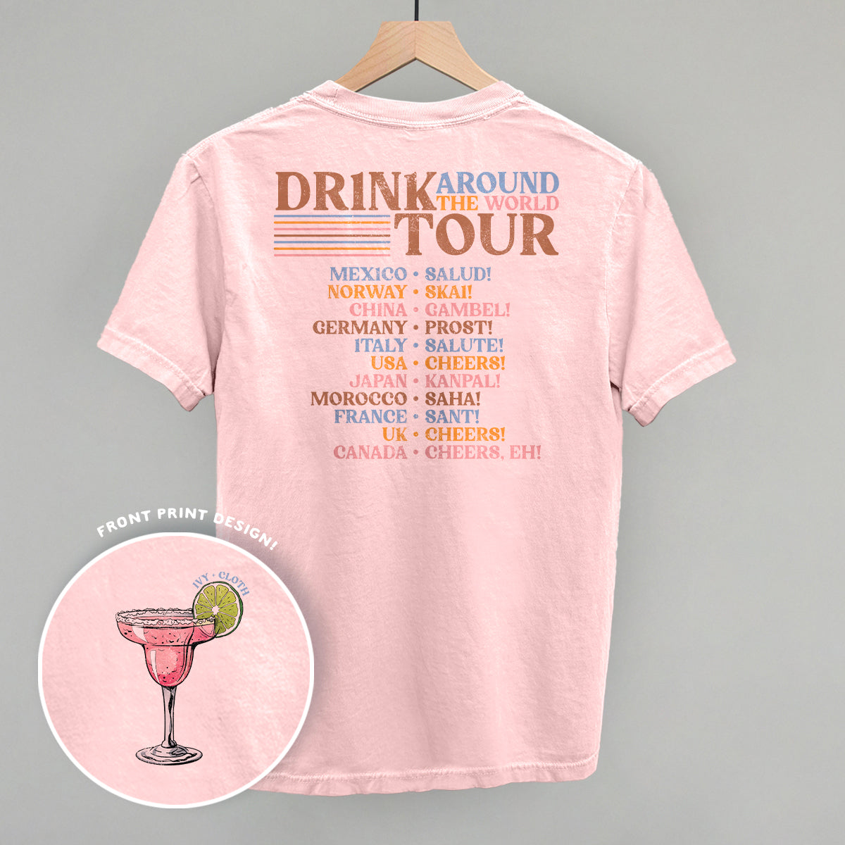 Drink Around The World Tour (Back Print)